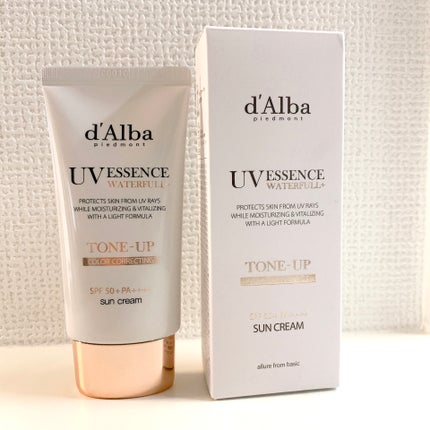 ウォータフルトーンアップサンクリーム/ダルバ/日焼け止めクリームを使ったクチコミ(1枚目)