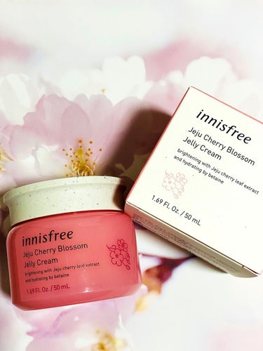 innisfree チェジュ チェリーブロッサム ジェリークリーム Nのクチコミ「innisfree
チェリーブロッサム ジェリークリーム 


サクラ葉エキス配合で潤い肌へ✨.....」（1枚目）