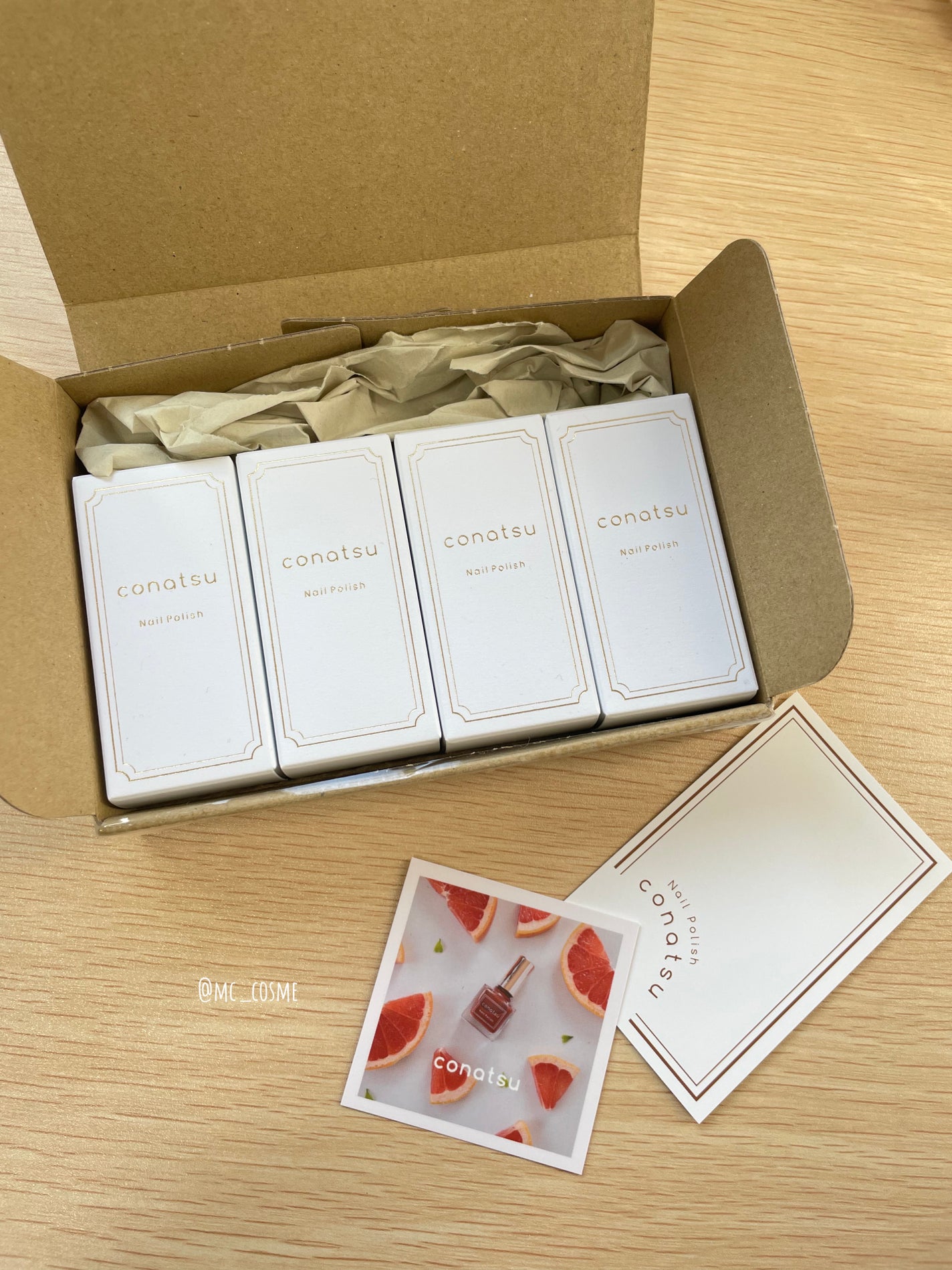 【未使用】conatsu nail polish 2本セット 試してみた】conatsu nail polish conatsu nail polishのリアル