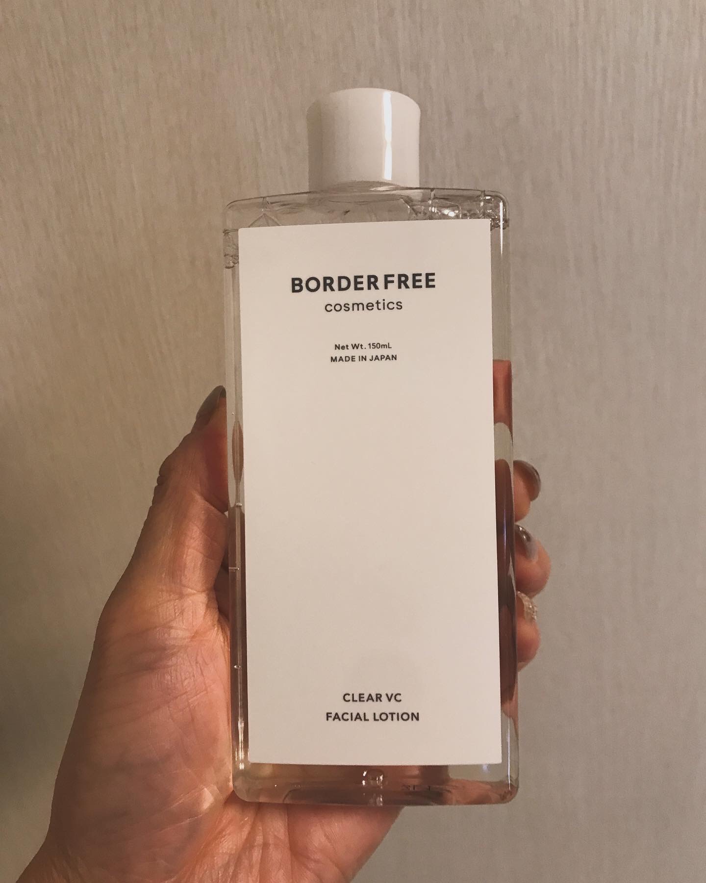 クリアVCフェイシャルローション/BORDER FREE cosmetics/化粧水を使ったクチコミ（1枚目）