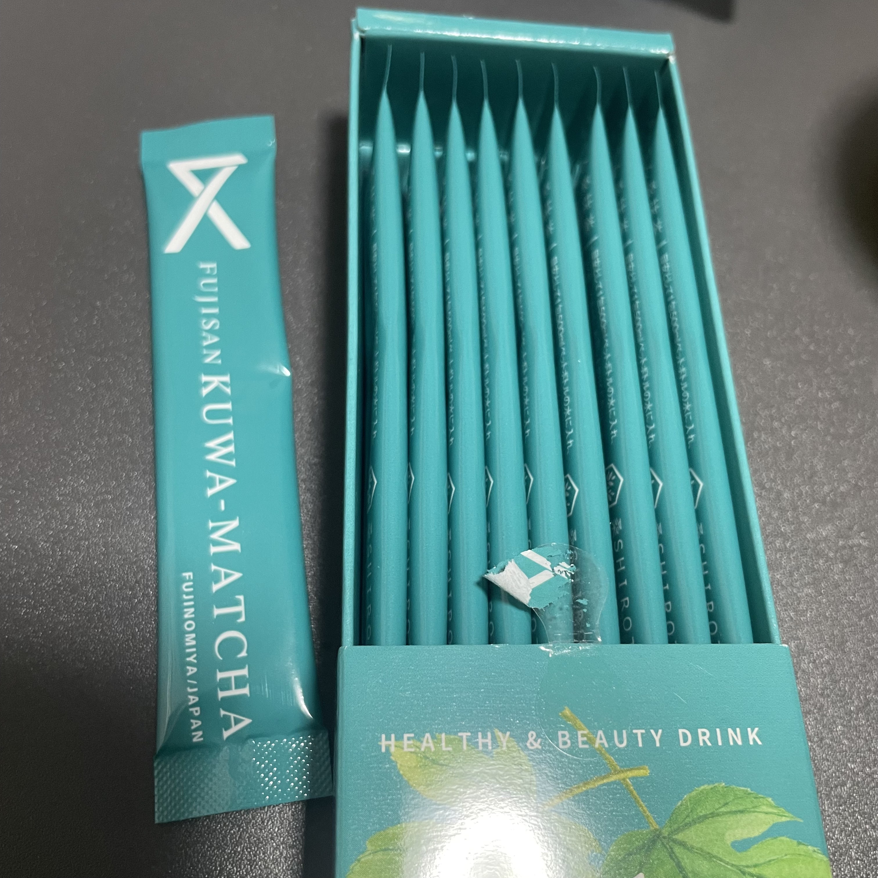 ふじさん桑抹茶/桑SHIROTO/ドリンクを使ったクチコミ（2枚目）