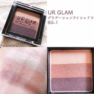 UR GLAM　GRADATION EYESHADOW バーガンディ/U R GLAM/パウダーアイシャドウを使ったクチコミ（3枚目）