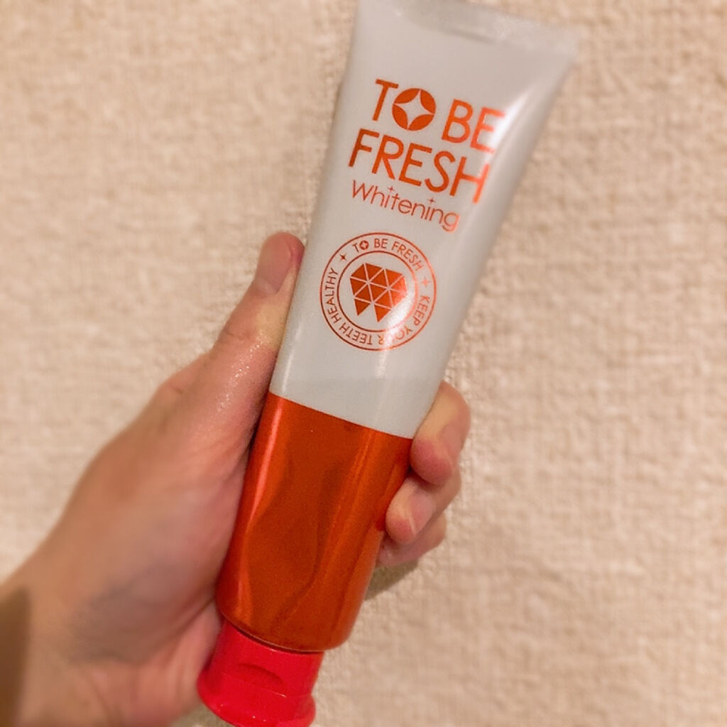 ホワイトニング 薬用 デンタルペースト/トゥービーフレッシュ/歯磨き粉を使ったクチコミ（1枚目）