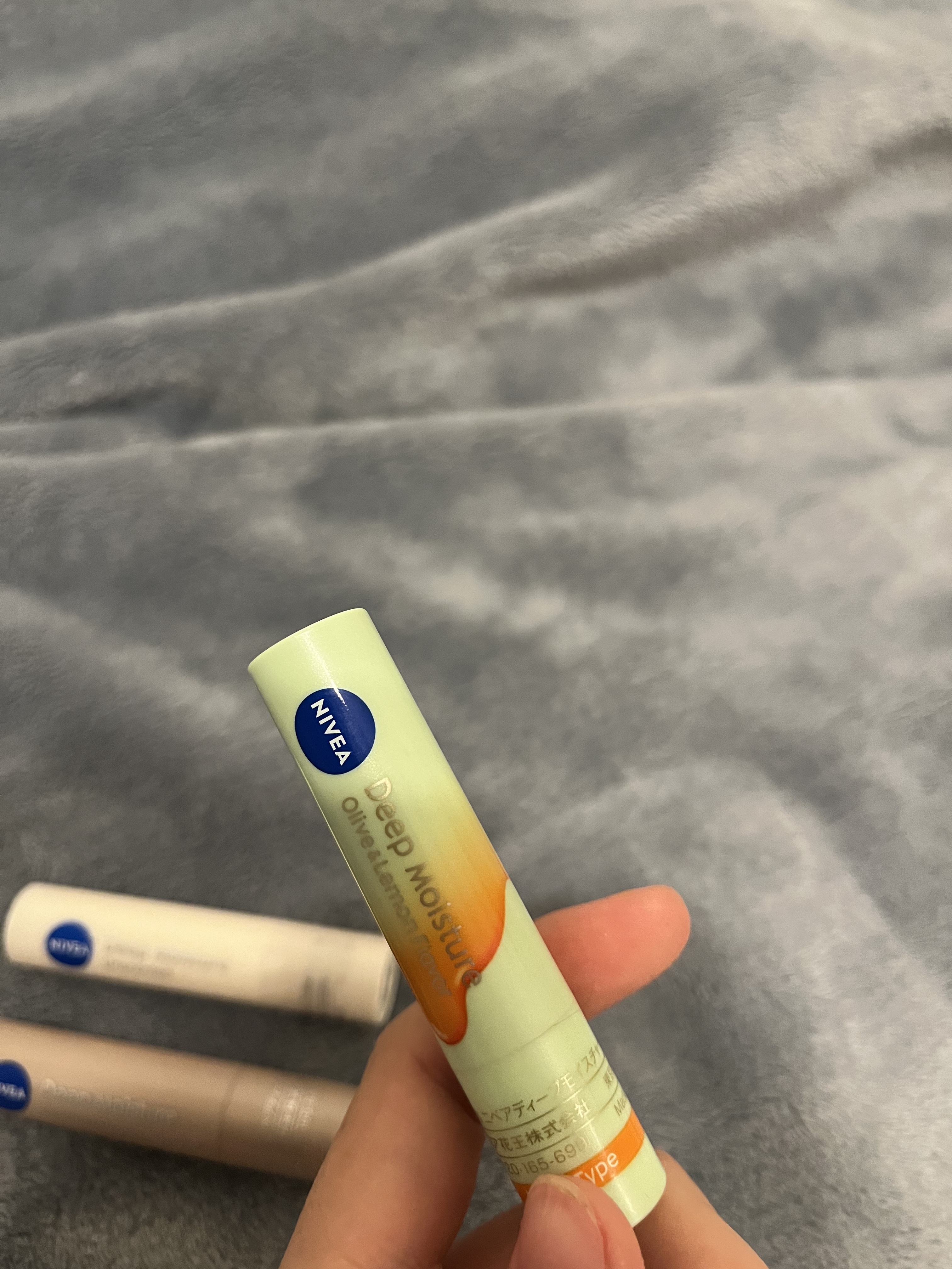 ニベア フレーバーリップ デリシャスドロップ ピーチの香り/ニベア/リップクリームを使ったクチコミ（2枚目）