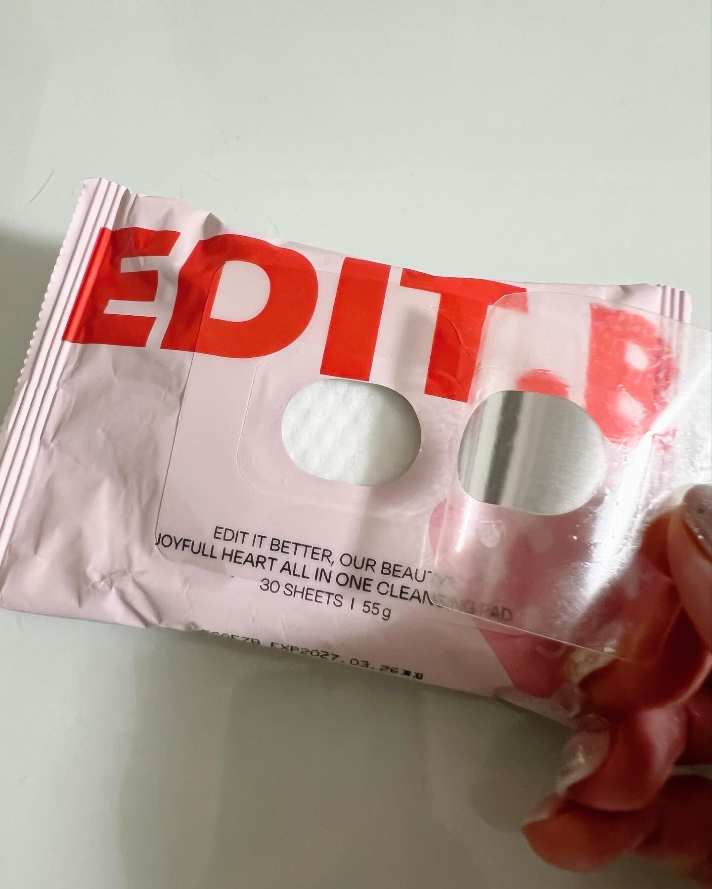 ジョイフルハートオールインワンクレンジングパッド/EDIT.B/クレンジングシートを使ったクチコミ（3枚目）
