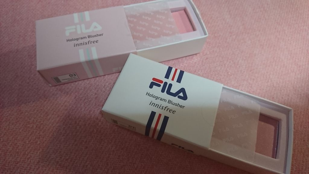 innisfree×FILA ホログラムブラッシャー/innisfree/パウダーチークを使ったクチコミ（1枚目）