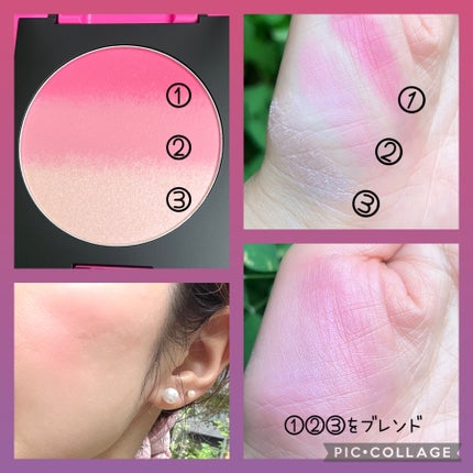 セルヴォーク イレーション グロウブラッシュ/Celvoke/パウダーチークを使ったクチコミ(2枚目)