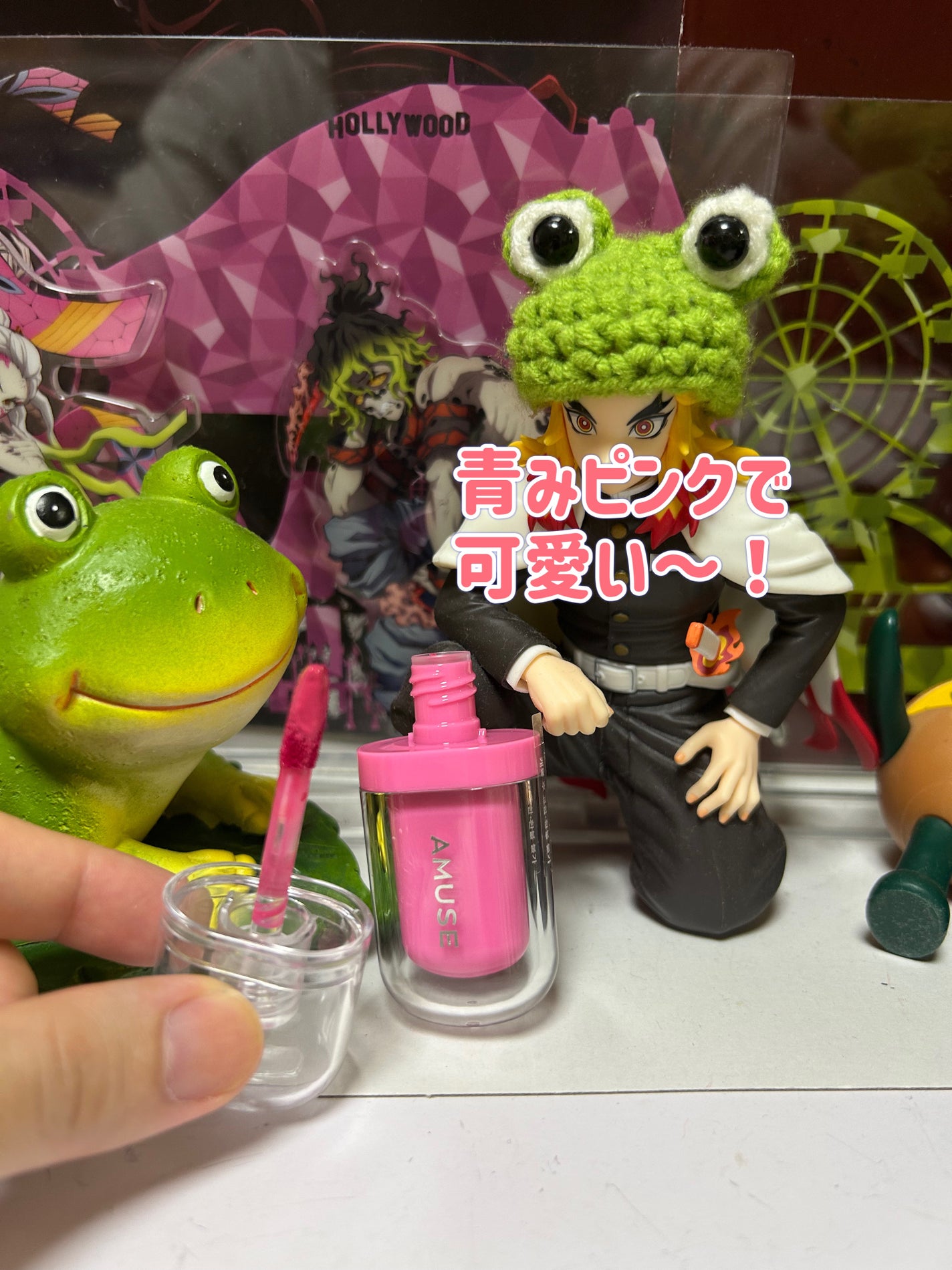 ジェルフィットティント/AMUSE/リップティントを使ったクチコミ(3枚目)