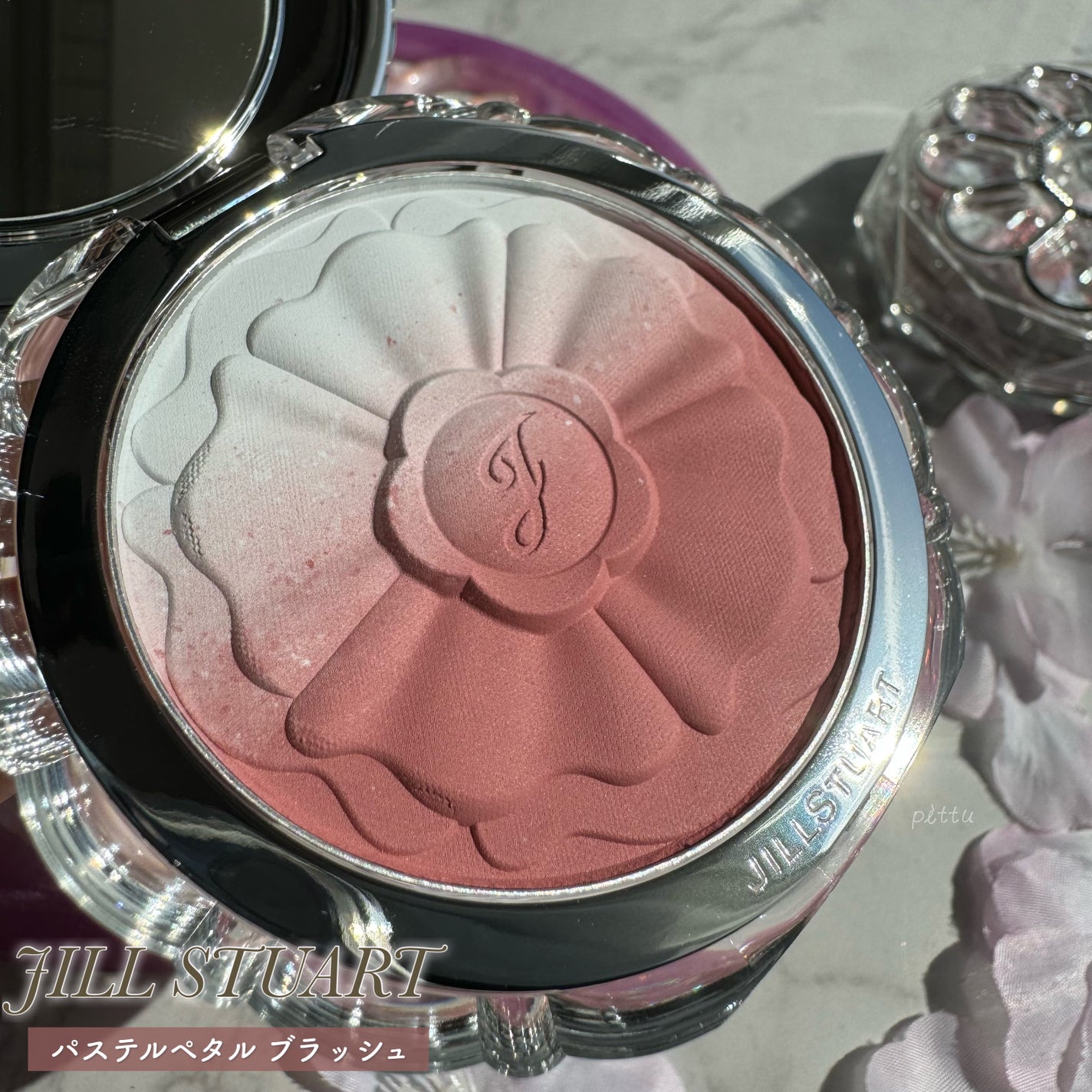 ジルスチュアート パステルペタル ブラッシュ/JILL STUART/パウダーチークを使ったクチコミ(6枚目)