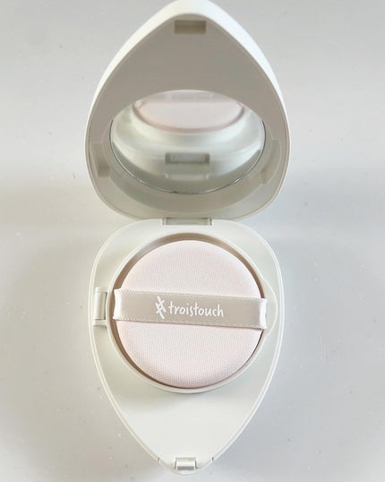 トワタッチ ハートクッション マットカバー/troistouch/クッションファンデーションを使ったクチコミ(4枚目)