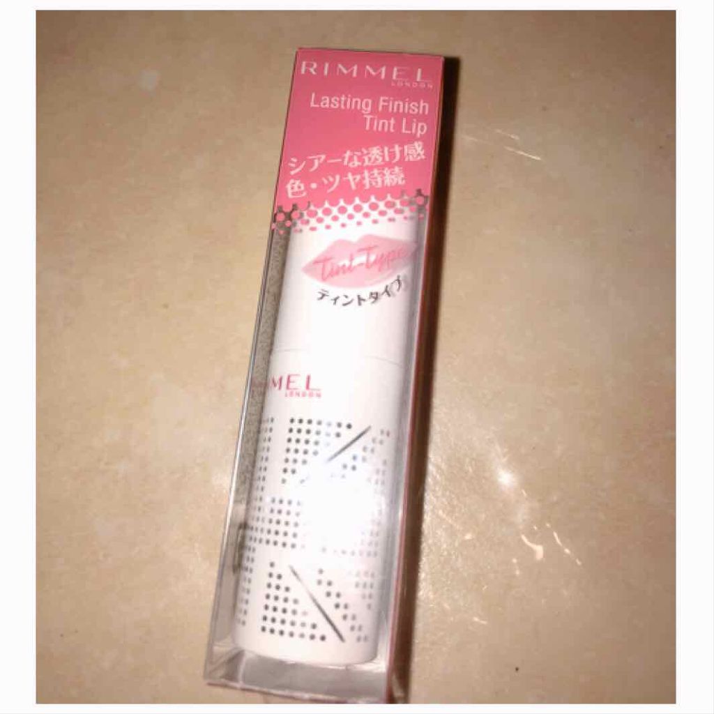 ラスティングフィニッシュ ティントリップ/リンメル ロンドン/リップティントを使ったクチコミ(1枚目)