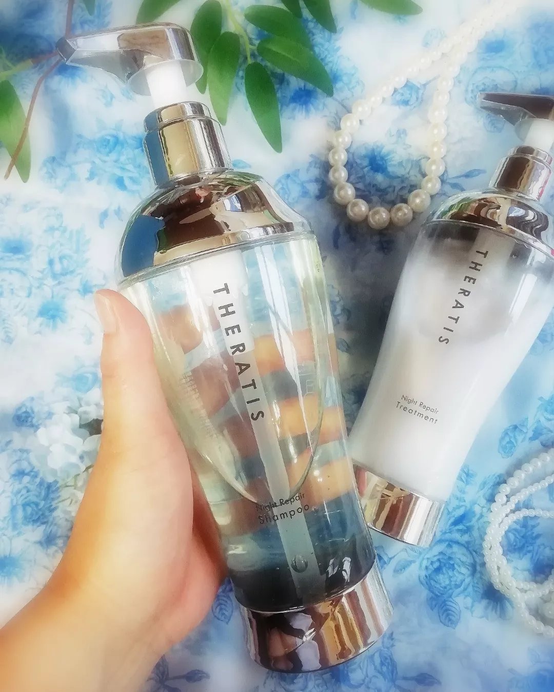 ナイトリペア シャンプー/ヘアトリートメント/THERATIS/シャンプー・コンディショナーを使ったクチコミ（2枚目）