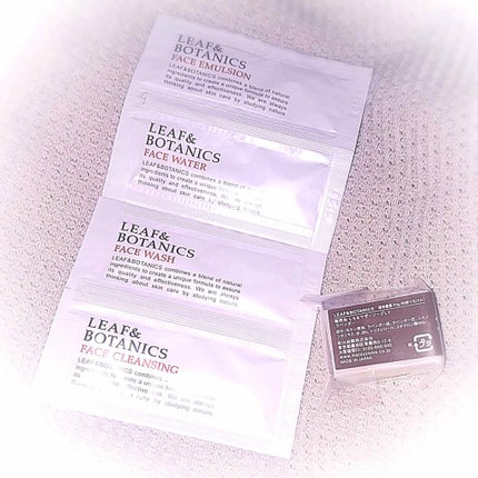 スキンケア トライアルセットMEBUKI/LEAF&BOTANICS /トライアルキットを使ったクチコミ(2枚目)