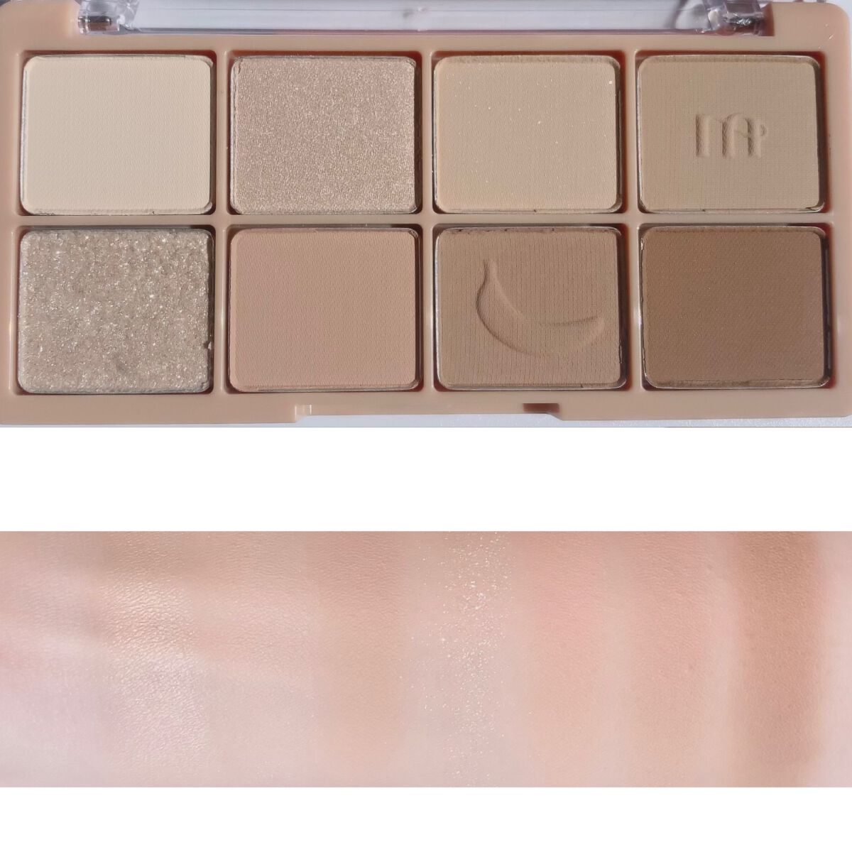 ビーマイスウィートデザートハウスパレット 05 Peach Coconut/Milk Touch/アイシャドウパレットを使ったクチコミ（2枚目）