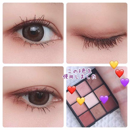 UR GLAM BLOOMING EYE COLOR PALETTE/U R GLAM/アイシャドウパレットを使ったクチコミ(3枚目)