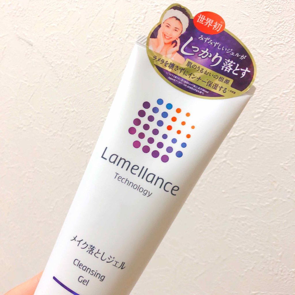 ラメランス クレンジングジェルのクチコミ「このクレンジングは本当に乾燥しない…バッサバサの乾燥肌なのにこれは顔洗ってそのままでも全然乾燥.....」（1枚目）