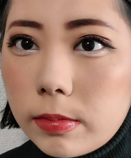 ラスティンググロスリップ/CEZANNE/口紅を使ったクチコミ(4枚目)