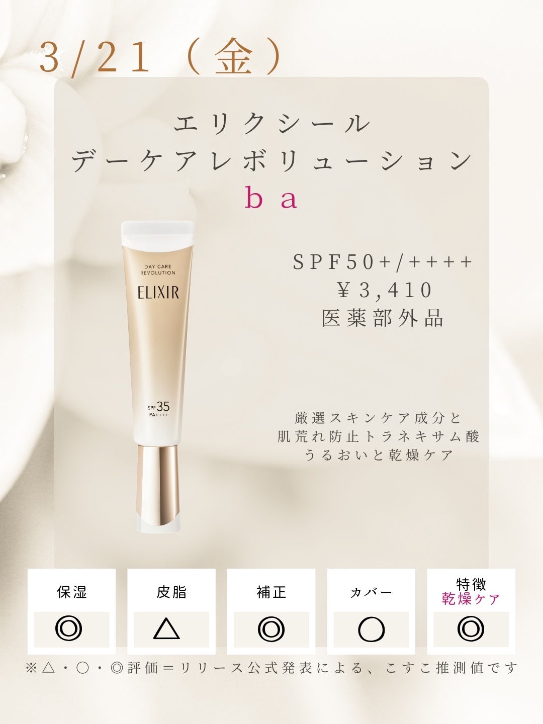 エリクシール シュペリエル デーケアレボリューション T+