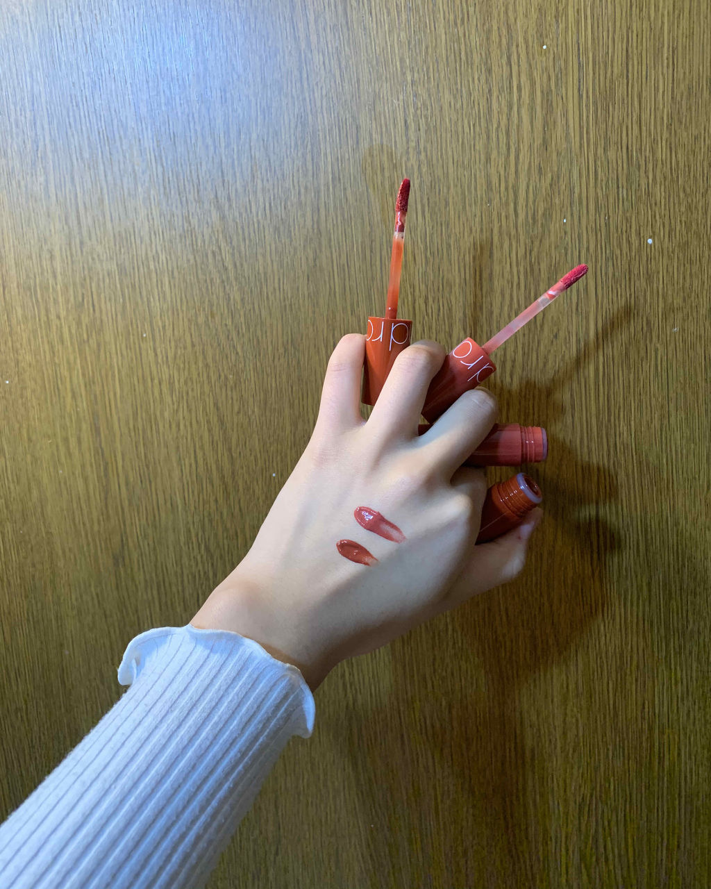 ジューシーラスティングティント/rom&nd/リップティントを使ったクチコミ（1枚目）