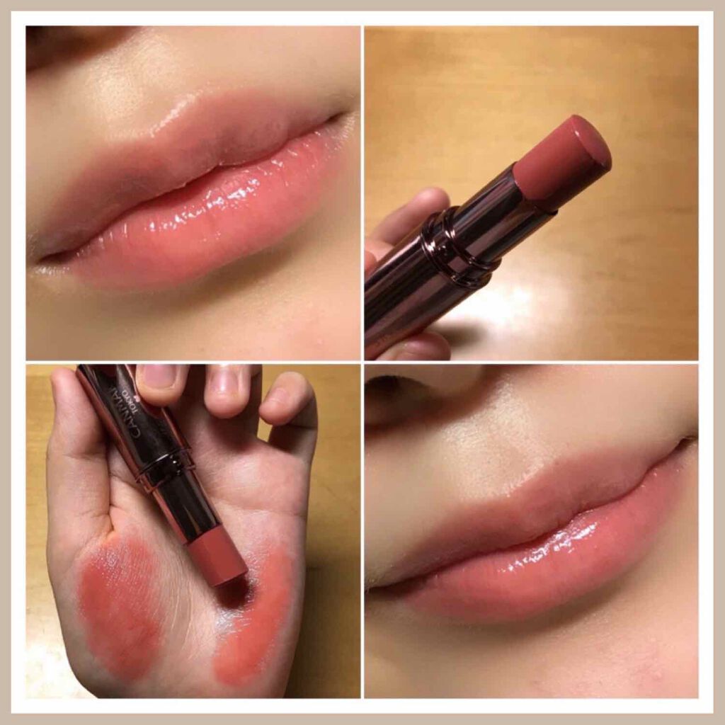 メルティールミナスルージュ（ティントタイプ）/キャンメイク/リップティントを使ったクチコミ（3枚目）