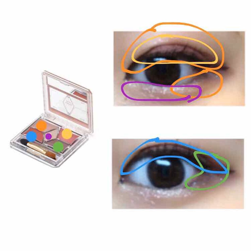 【旧品】パーフェクトスタイリストアイズ/キャンメイク/アイシャドウパレットを使ったクチコミ（2枚目）