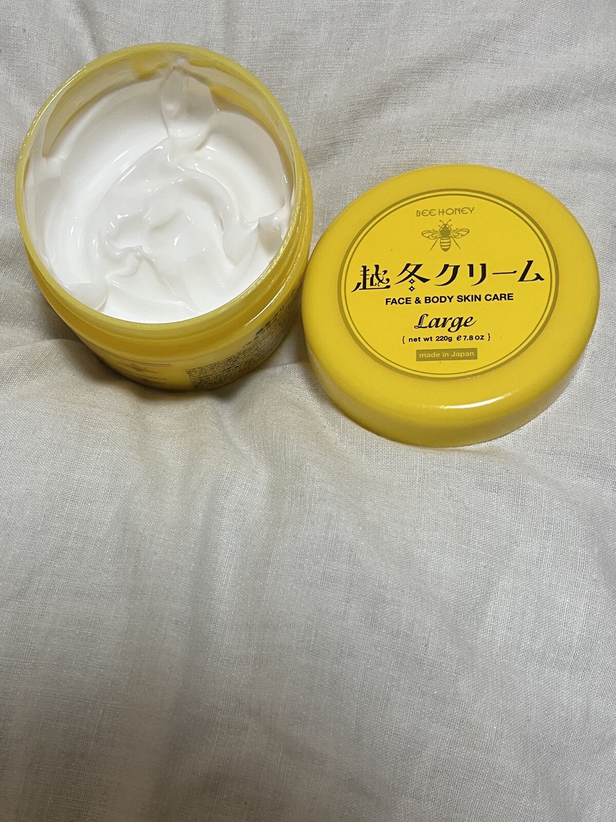 越冬クリームｎ L 220g/ビーハニー/ボディクリームを使ったクチコミ（2枚目）