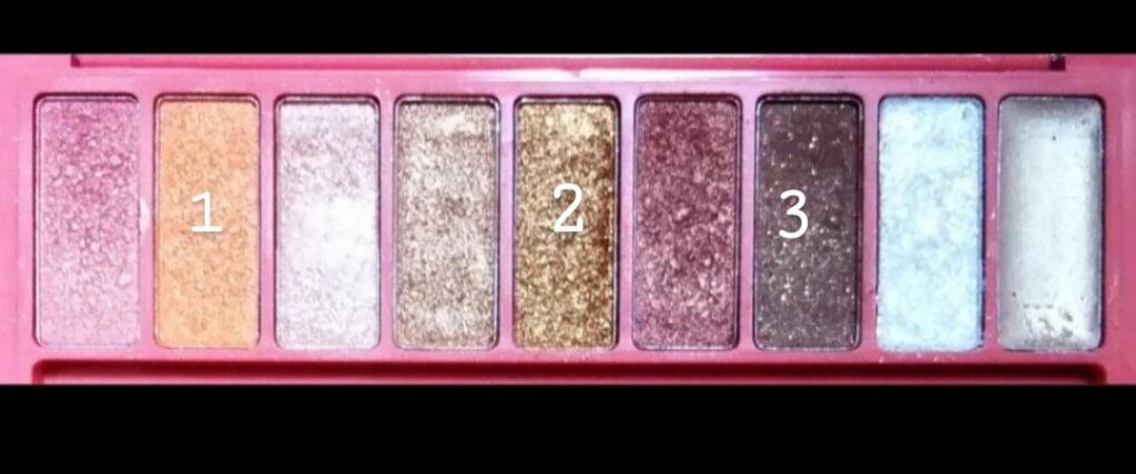 ハーシー プレイカラーアイズミニ/ETUDE/アイシャドウパレットを使ったクチコミ（2枚目）