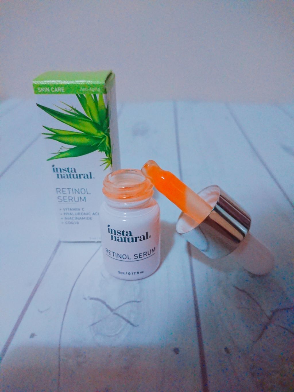 レチノール美容液/InstaNatural/美容液を使ったクチコミ(2枚目)