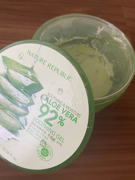 マイルド&モイスチャーアロエジェル/ネイチャーリパブリック/ボディローションを使ったクチコミ(1枚目)