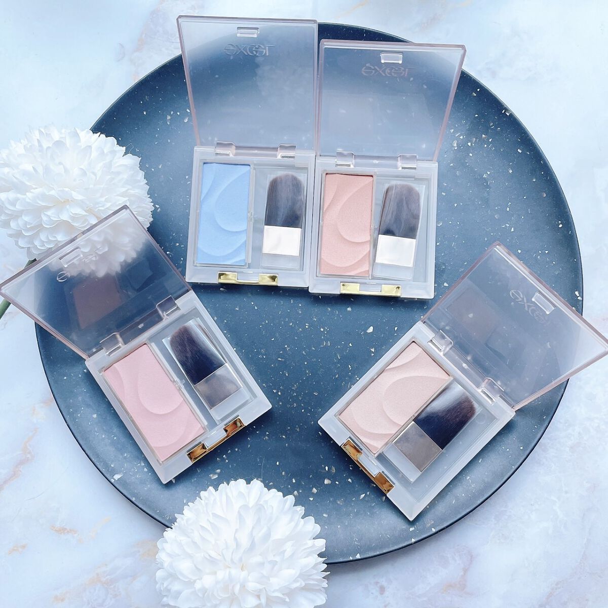 シームレストーン ブラッシュ/excel/パウダーチークを使ったクチコミ（1枚目）