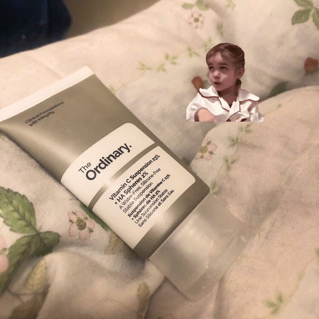 Cサスペンション23+HAスフィア2フェイスクリーム/The Ordinary/美容液を使ったクチコミ(1枚目)