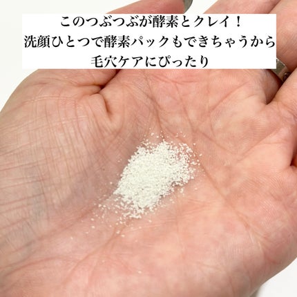 グリーン クレイ酵素クレンザー/SKIN SIGNAL/洗顔パウダーを使ったクチコミ(3枚目)