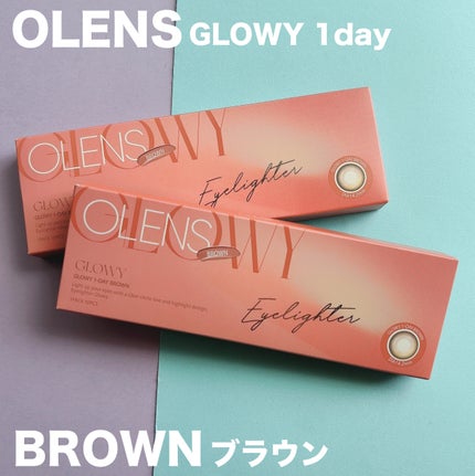 Glowy 1day/OLENS/ワンデー(1DAY)カラコンを使ったクチコミ(1枚目)