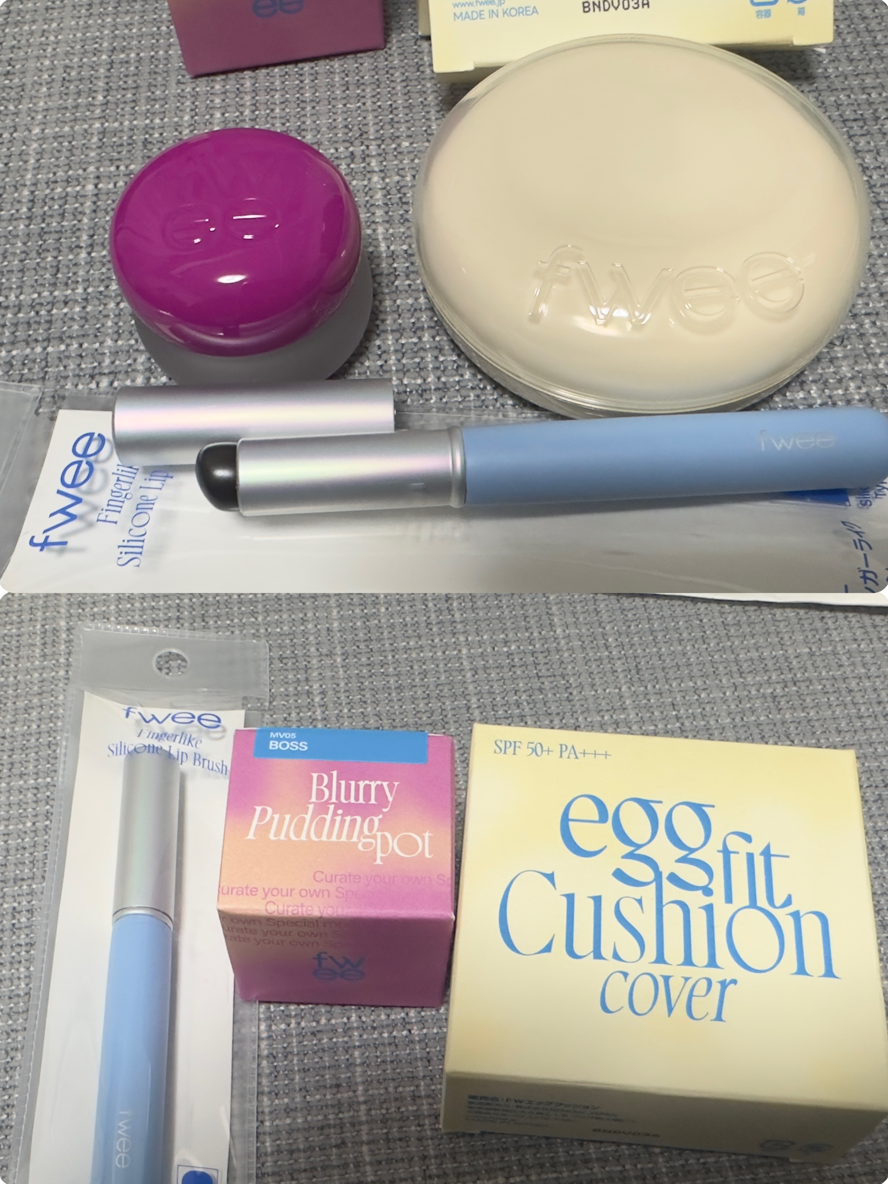 フィー クッションエッグフィットカバー/fwee/クッションファンデーションを使ったクチコミ（1枚目）