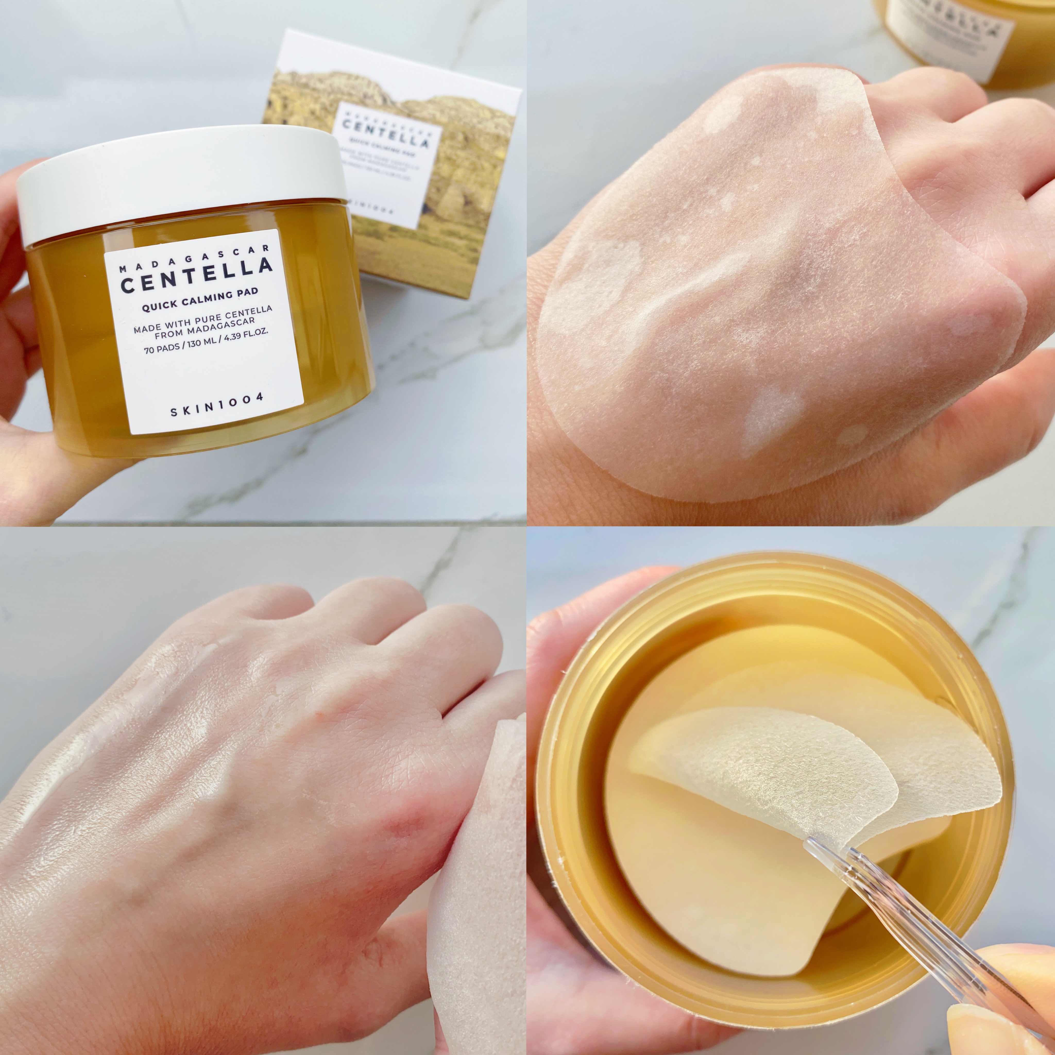 センテラ クイックカーミングパッド/SKIN1004/トナーパッドを使ったクチコミ（3枚目）