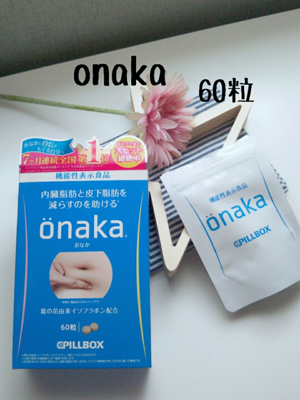 機能性表示食品「onaka」/ピルボックス/健康サプリメントを使ったクチコミ（1枚目）