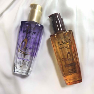 L'OREAL paris 
ELSEVE extraordinary OIL 🌿

洗い流さないトリートメント

left : エクストラオーディナリー オイル
ナイト ラベンダー ヘアオイル

本物