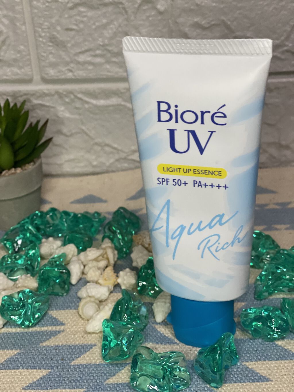 ビオレUV アクアリッチ ライトアップエッセンス/ビオレ/日焼け止めクリームを使ったクチコミ（3枚目）