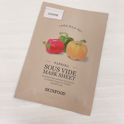 スーヴィッド マスクシート パプリカ/SKINFOOD/シートマスク・パックを使ったクチコミ(1枚目)