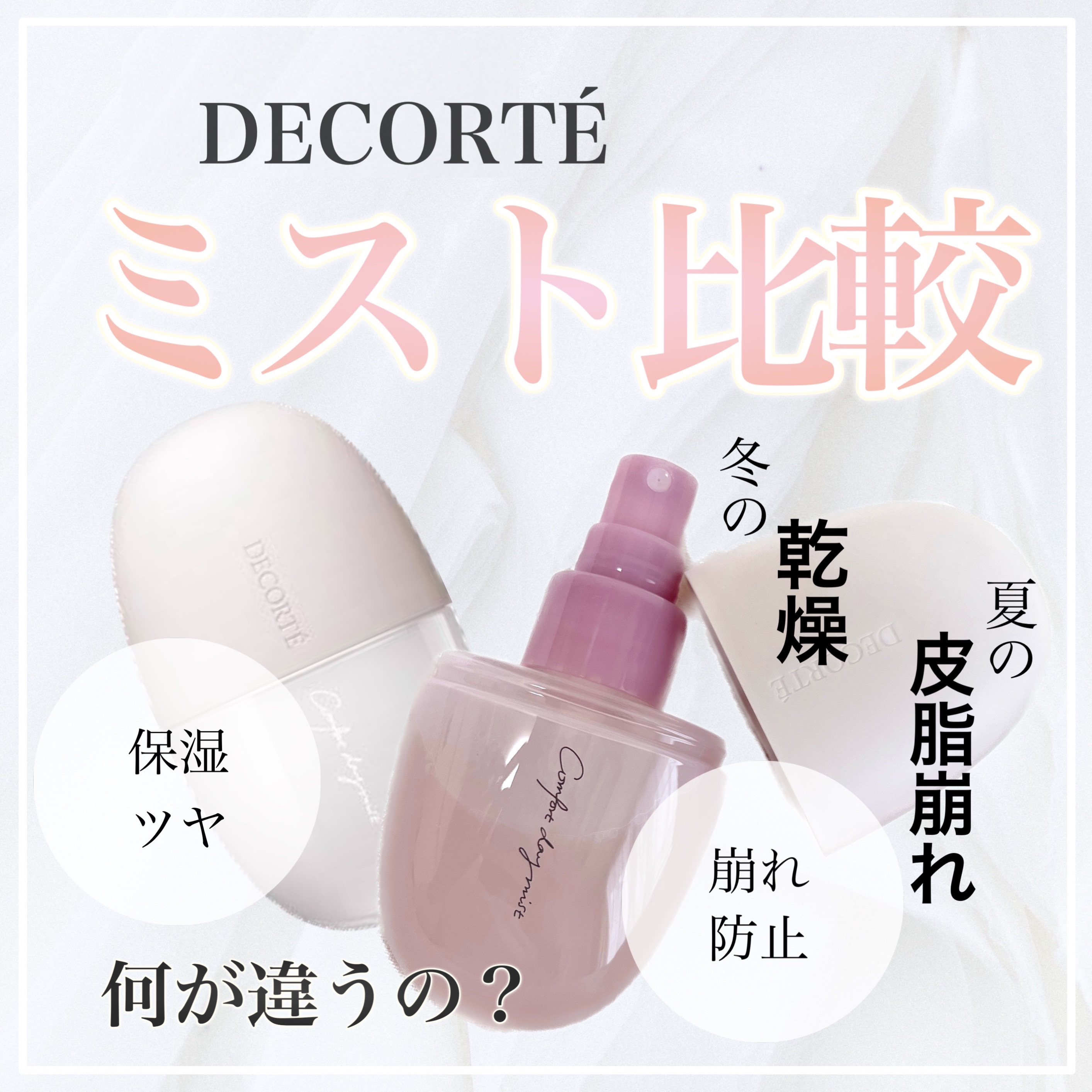 コンフォート デイミスト　セット＆プロテクト/DECORTÉ/ミスト状化粧水を使ったクチコミ（1枚目）