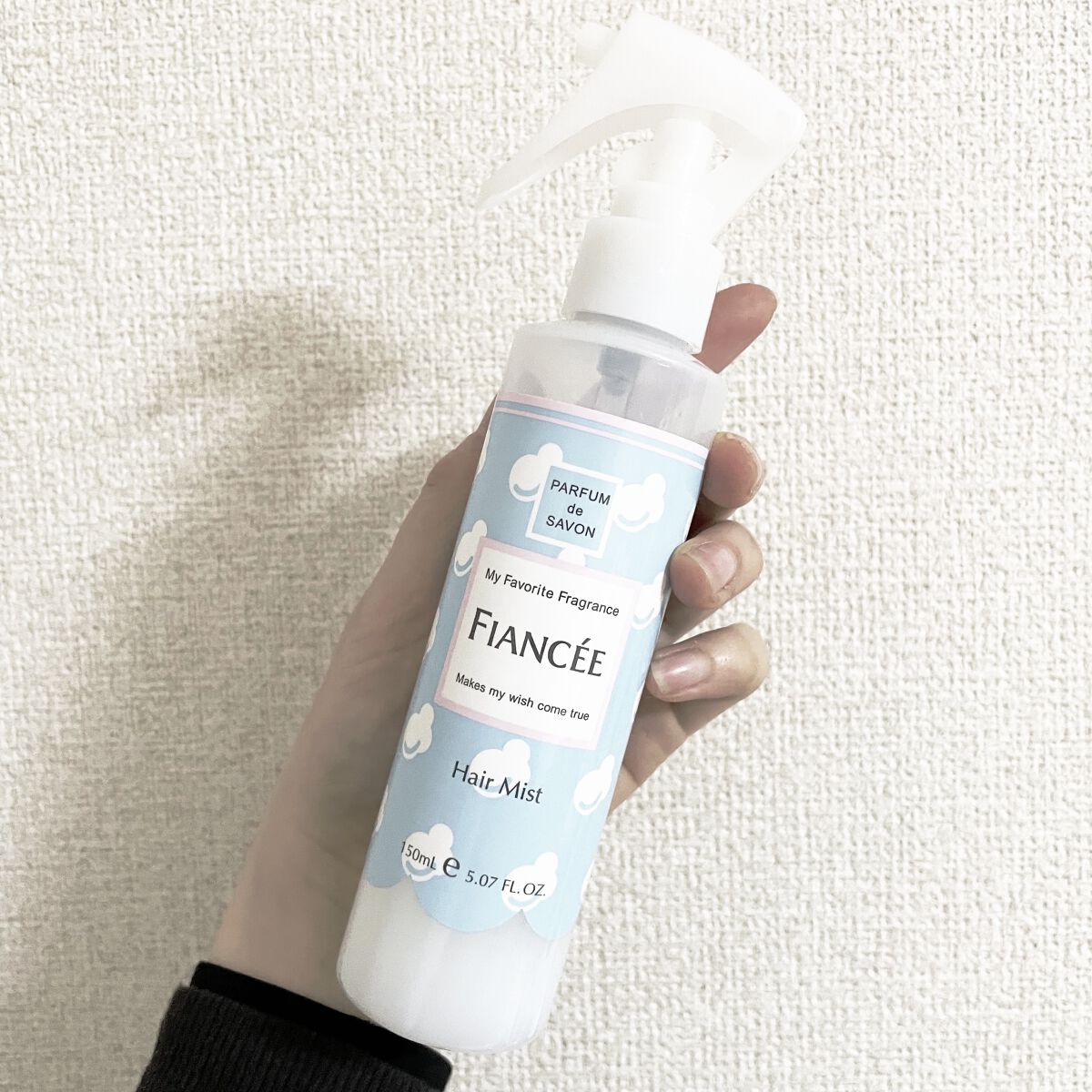 フレグランスヘアミスト シャボン/フィアンセ/ヘアミストを使ったクチコミ（1枚目）