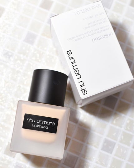 (旧)アンリミテッド ラスティング フルイド/shu uemura/リキッドファンデーションを使ったクチコミ(4枚目)