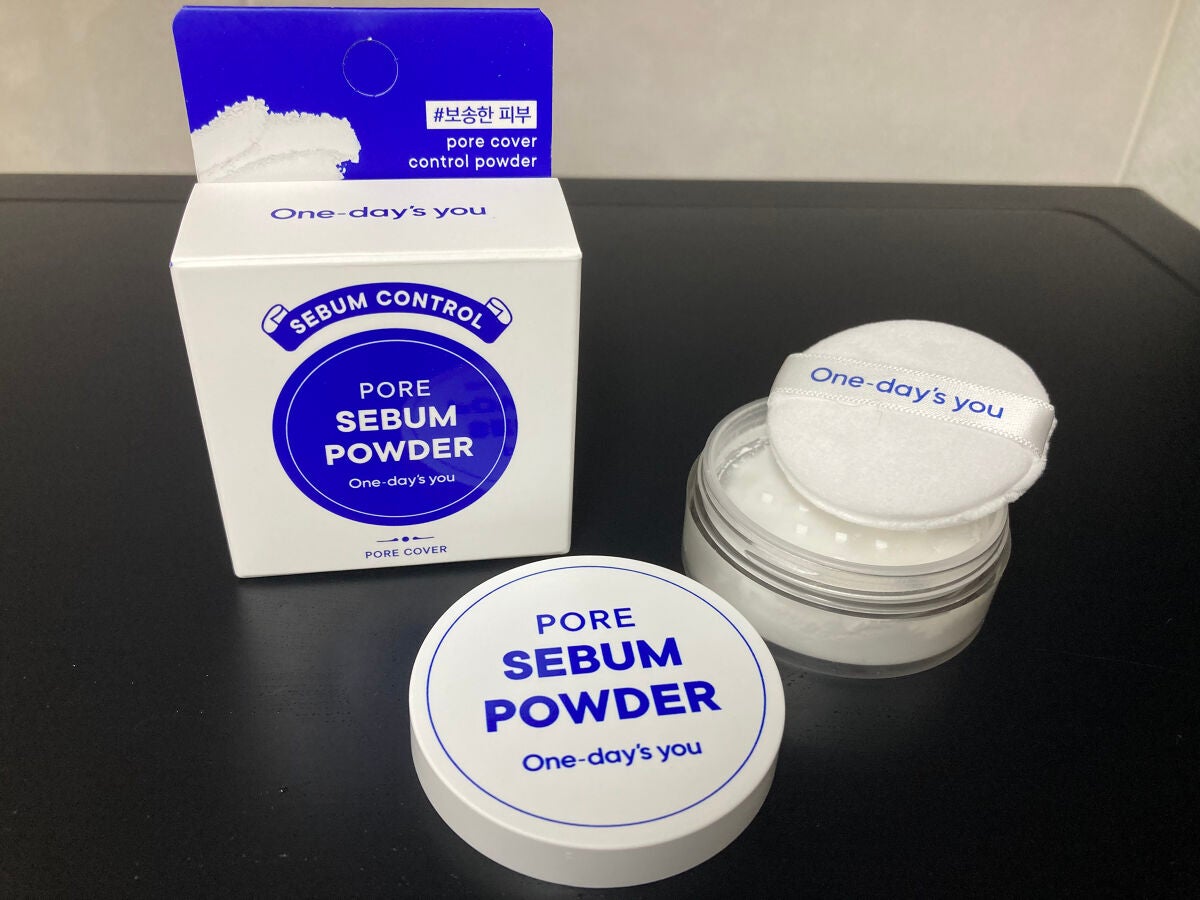 ポアセバムパウダー/One-day's you/ルースパウダーを使ったクチコミ(1枚目)