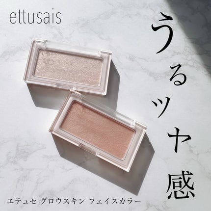 エテュセ グロウスキン フェイスカラー 01 <ハイライター>/ettusais/パウダーハイライトを使ったクチコミ(1枚目)