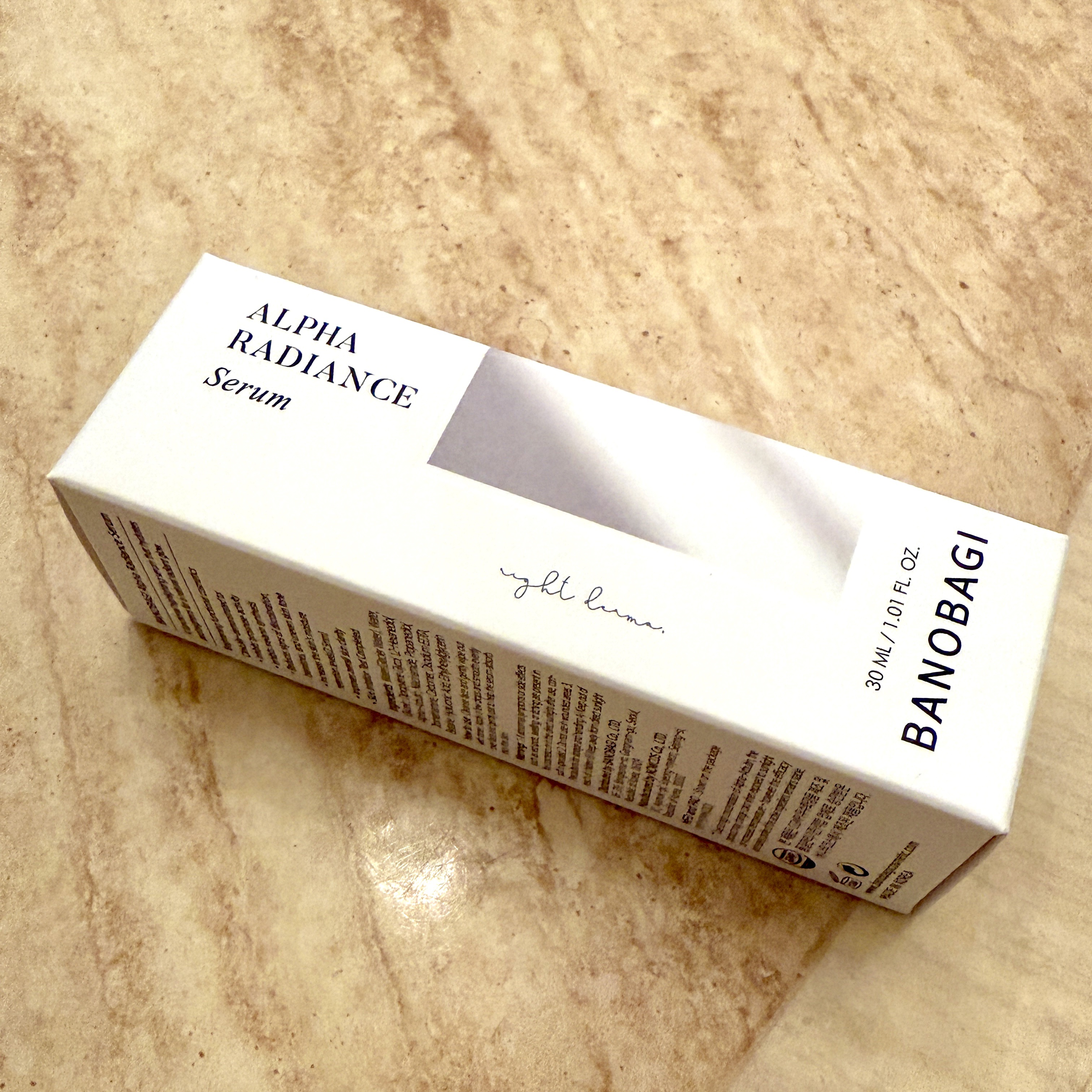 アルファラディアンスグローセラム/BANOBAGI/美容液を使ったクチコミ（2枚目）