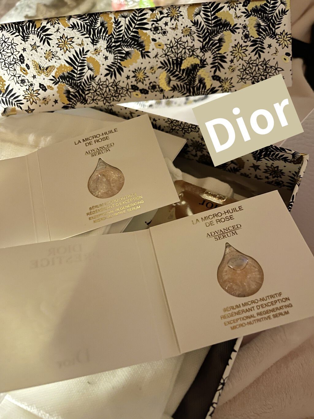 プレステージ ユイル ド ローズ/Dior/美容液を使ったクチコミ（1枚目）