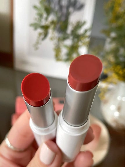 グラスティングメルティングバーム/rom&nd/リップバームを使ったクチコミ(3枚目)