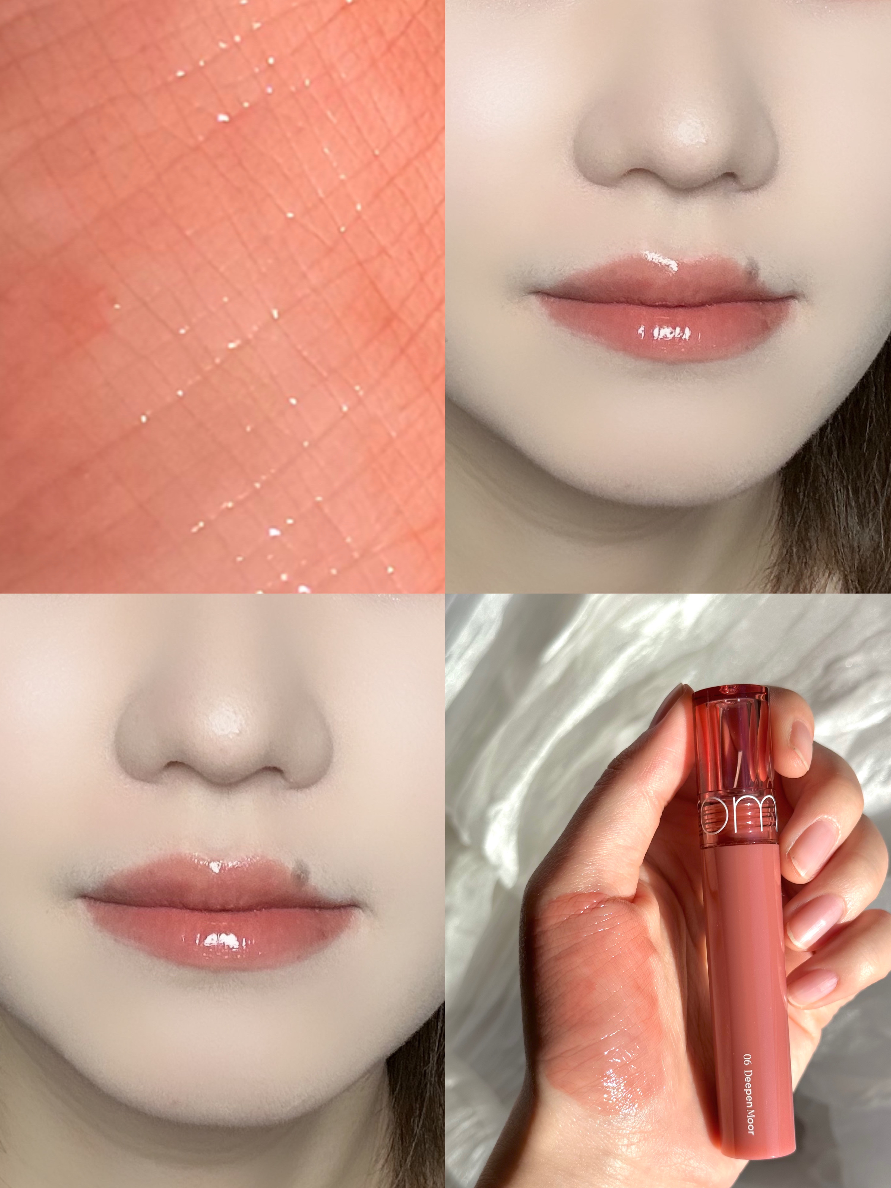 グラスティングカラーグロス/rom&nd/リップグロスを使ったクチコミ（2枚目）