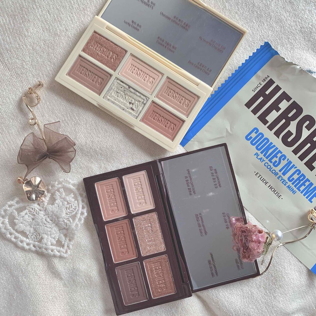 ハーシー プレイカラーアイズミニ/ETUDE/アイシャドウパレットを使ったクチコミ(4枚目)