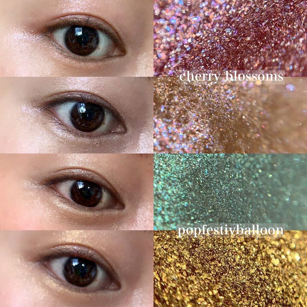 ラメシャワーシャドウ/funme+ME/ジェル・クリームアイシャドウを使ったクチコミ(5枚目)